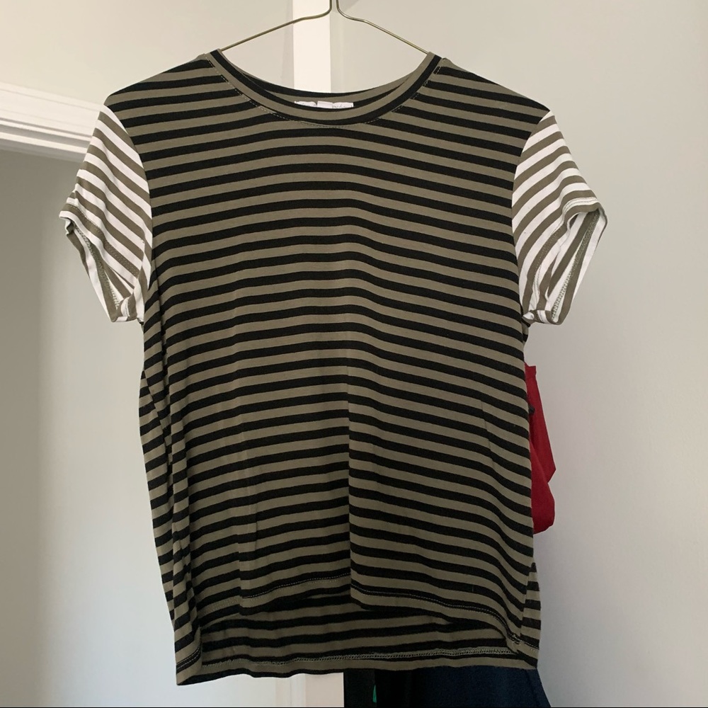 striped ae tee
